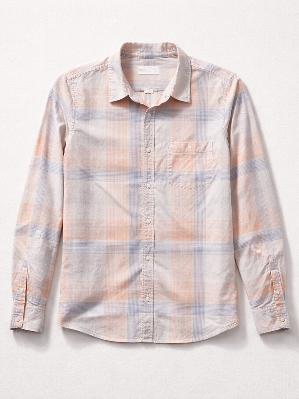 Croft & Barrow Light Plaid Long-Sleeve Ladies Shirt